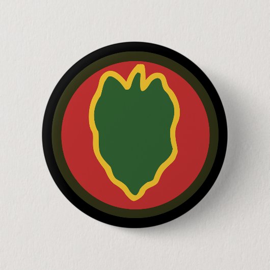 Badge Rond 5 Cm SSI - 24e division d'infanterie (Devant)