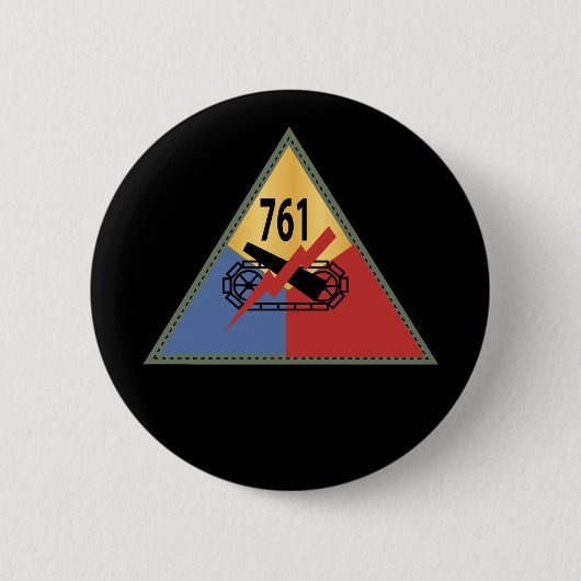 Badge Rond 5 Cm SSI - 761e Bataillon de chars (Devant)