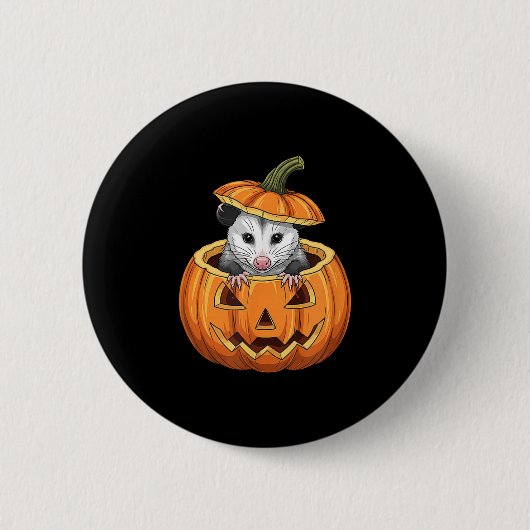 Badge Rond 5 Cm Ssum Pumpkin - Funny Halloween (Devant)