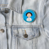 Badge Rond 5 Cm St. Agatha Lin (En situation)