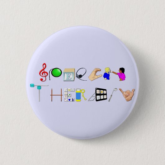 Badge Rond 5 Cm St au travail (Devant)