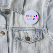 Badge Rond 5 Cm St au travail (En situation)