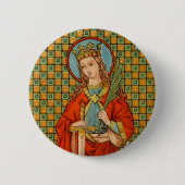 Badge Rond 5 Cm St. Barbara (JP 01) (Devant)