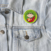Badge Rond 5 Cm St Bonaventure (En situation)
