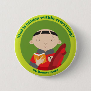 Badge Rond 5 Cm St Bonaventure