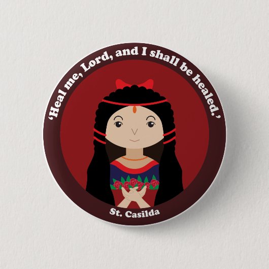Badge Rond 5 Cm St. Casilda (Devant)
