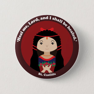 Badge Rond 5 Cm St. Casilda