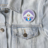 Badge Rond 5 Cm St Catherine Laboure (En situation)