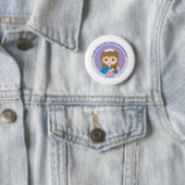 Badge Rond 5 Cm St. Cecilia (En situation)