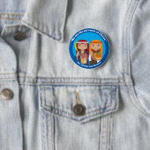 Badge Rond 5 Cm St Cosmas et Damian (En situation)