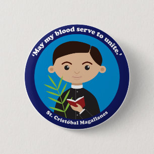 Badge Rond 5 Cm St. Cristóbal Magallanes
