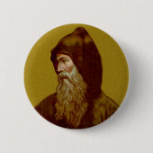 Badge Rond 5 Cm St. Cyril le moine (M 002) (Devant)