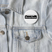Badge Rond 5 Cm St de Bourbon, plaque de rue de la (En situation)