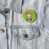 Badge Rond 5 Cm St Dorothy (En situation)