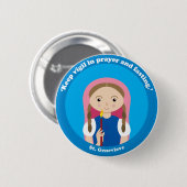 Badge Rond 5 Cm St Genevieve (Devant & derrière)