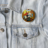 Badge Rond 5 Cm St George (En situation)
