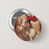 Badge Rond 5 Cm St George et le dragon (Devant & derrière)