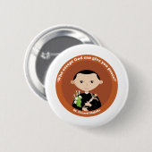 Badge Rond 5 Cm St. Gerard Majella (Devant & derrière)