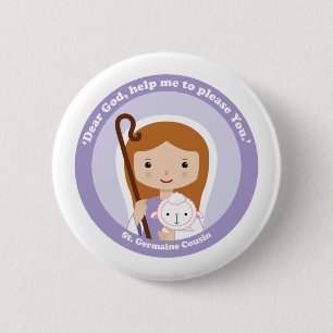 Badge Rond 5 Cm St. Germaine Cousin