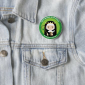 Badge Rond 5 Cm St Hildegard (En situation)