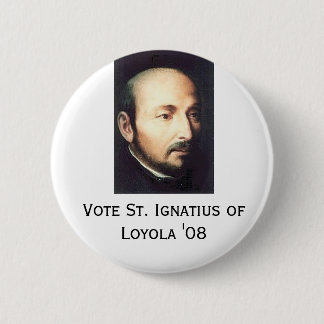 Badge Rond 5 Cm St Ignatius de Loyola "08