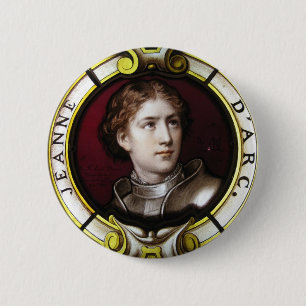 Badge Rond 5 Cm St Jeanne d'Arc