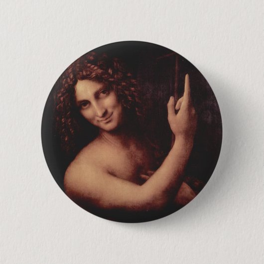 Badge Rond 5 Cm St John le baptiste (Devant)