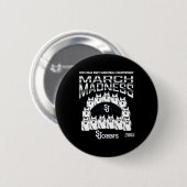 Badge Rond 5 Cm St. John's March Madness 2025 Men's Sketll Nil (Devant & derrière)