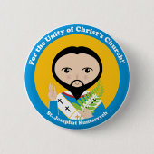 Badge Rond 5 Cm St Josaphat Kuntsevych (Devant)