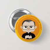 Badge Rond 5 Cm St Josemaria Escriva (Devant & derrière)