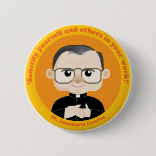 Badge Rond 5 Cm St Josemaria Escriva