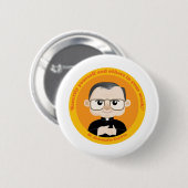 Badge Rond 5 Cm St. Josemaria Escriva (Devant & derrière)