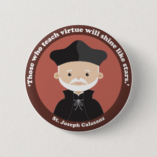 Badge Rond 5 Cm St. Joseph Calasanz