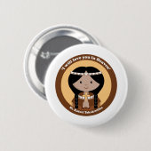Badge Rond 5 Cm St Kateri Tekakwitha (Devant & derrière)