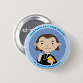 Badge Rond 5 Cm St Marcellin Champagnat (Devant & derrière)