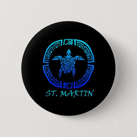 Badge Rond 5 Cm St-Martin (Devant)