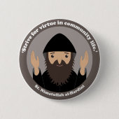 Badge Rond 5 Cm St. Nimatullah al-Hardini (Devant)