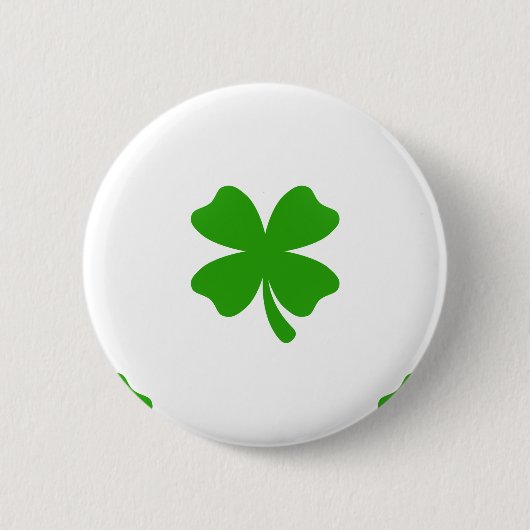 Badge Rond 5 Cm st patricks clover emoji (Devant)