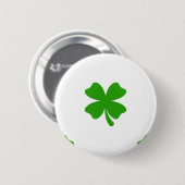 Badge Rond 5 Cm st patricks clover emoji (Devant & derrière)