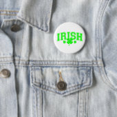 Badge Rond 5 Cm St Patrick's Day Chic irlandais (En situation)