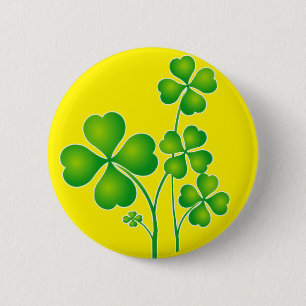 Badge Rond 5 Cm St. Patrick's Day Clover + vos idées