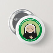 Badge Rond 5 Cm St. Paula Frassinetti (Devant & derrière)