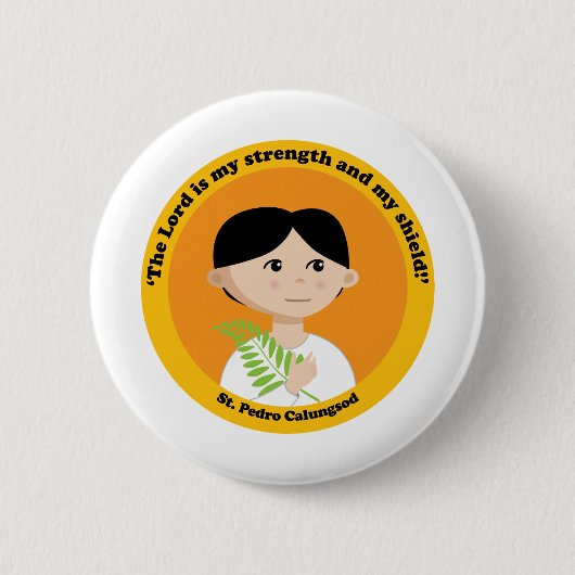 Badge Rond 5 Cm St. Pedro Calungsod (Devant)