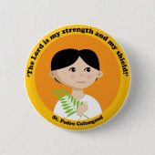 Badge Rond 5 Cm St Pedro Calungsod (Devant)