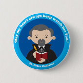 Badge Rond 5 Cm St Peter Canisius (Devant)