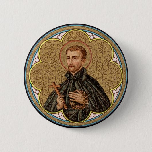 Badge Rond 5 Cm St. Peter Claver (BK 058) Round (Devant)