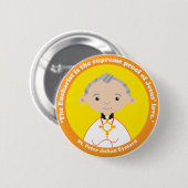Badge Rond 5 Cm St Peter Julian Eymard (Devant & derrière)