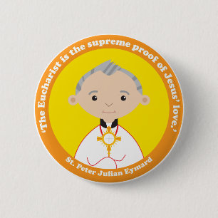 Badge Rond 5 Cm St Peter Julian Eymard