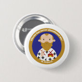 Badge Rond 5 Cm St. Polycarp (Devant & derrière)