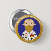 Badge Rond 5 Cm St. Polycarp (Devant & derrière)